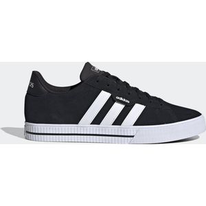 adidas Daily 3.0 Leather Sneakers heren, core black/ftwr white/core black, 43 1/3 EU