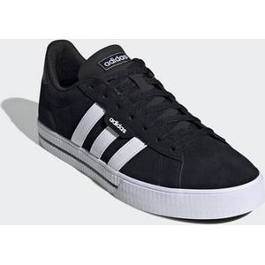adidas Daily 3.0 Leather Sneakers heren, Core Black Ftwr White Core Black 01, 48 EU