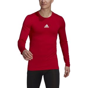 adidas - Techfit Long Sleeve Top - Compressieshirt Rood Rood
