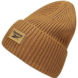 Reebok Cl Fo Beanie heren muts, SEPIA