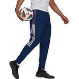 adidas - Tiro 21 - Sportbroek - Blauw - Woven