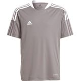 adidas Tiro Sportshirt4 - Unisex - Grijs Wit