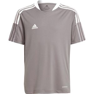 adidas Tiro Sportshirt4 - Unisex - Grijs Wit