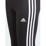 Adidas - 3 Stripes Legging - Kinderen - Zwart - Gerecycled Materiaal