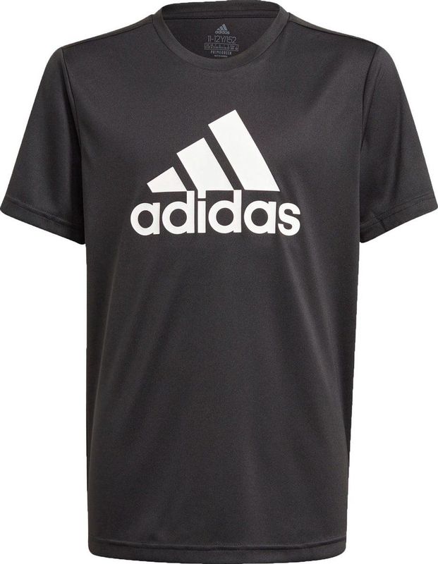 adidas - Designed To Move Big Logo - T-shirt - Junior - AEROREADY - Zwart