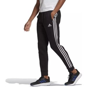 Essentials Fleece Tapered Cuff 3-Stripes Broek