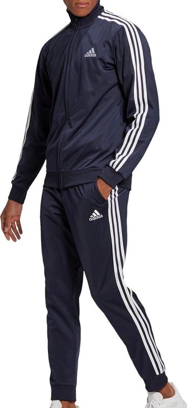 Adidas - Essentials 3-stripes Track Suit - Zwart - Polyester