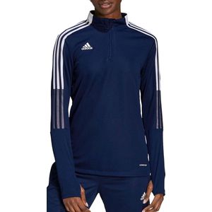 Sportshirt - Navy - Wit - 100% Gerecycled Polyester