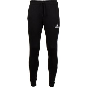 adidas Sportswear Essentials Fleece Fitted 3-Stripes Broek - Heren - Zwart