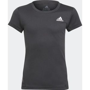 adidas - Aeroready 3-Bandes - T-shirt - Junior - Slim Fit - Ronde Halslijn