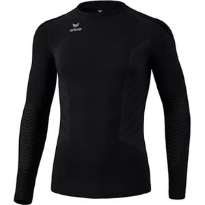 Erima - Athletic Longsleeve - Heren - Zwart - Functioneel Materiaal