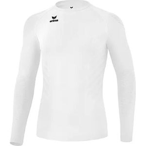 Erima uniseks-volwassene Athletic longsleeve functioneel ondergoed (2252103), wit, M