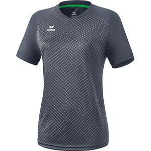 Erima Madrid Shirt Korte Mouw Dames - Slate Grey