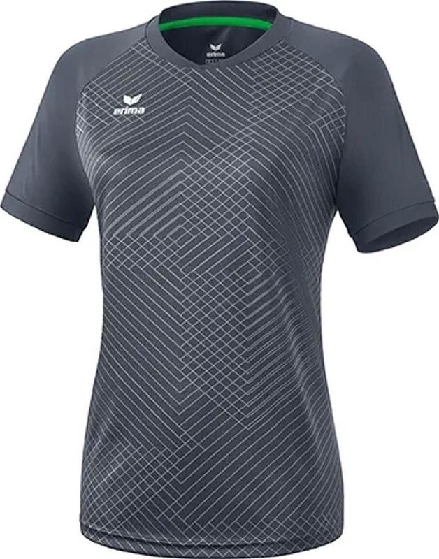 Erima Madrid Shirt Korte Mouw Dames - Slate Grey