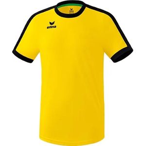Erima Retro Star Shirt Korte Mouw Heren - Geel Zwart