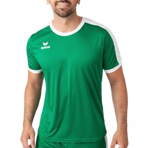 Erima - Retro Star - Sportshirt - Smaragd/Wit - Sneldrogend Materiaal