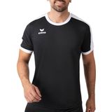 Erima Retro Star Shirt Korte Mouw Kinderen - Zwart Wit