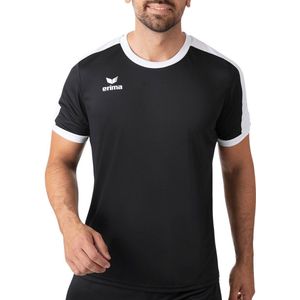 Erima Retro Star Shirt Korte Mouw Kinderen - Zwart Wit