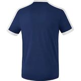 Erima - Retro Star - Sportshirt - New Navy/Wit - Sneldrogend Materiaal, Versterkte Kraag, Slijt- en Scheurvast
