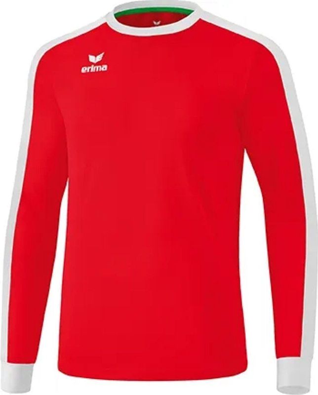 Erima Retro Star Voetbalshirt Lange Mouw Kinderen - Rood Wit