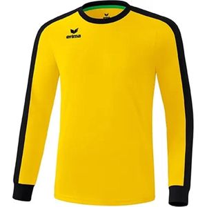 Erima Retro Star Voetbalshirt Lange Mouw Heren - Geel Zwart