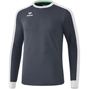 Erima Retro Star Voetbalshirt Lange Mouw Heren - Slate Grey Wit