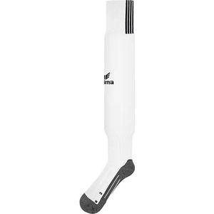 Erima - Madrid - Voetbalsokken - Wit - Donkergrijs - Zwart - 68% Polyester