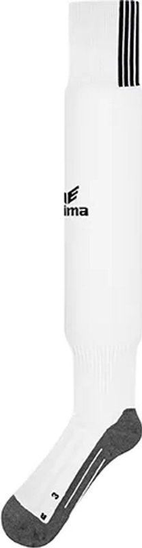 Erima - Madrid - Voetbalsokken - Wit - Donkergrijs - Zwart - 68% Polyester