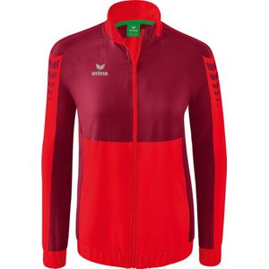 Erima Six Wings presentatiejas voor dames, Rood/wijnrood