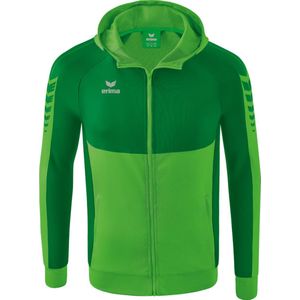 Erima - Six Wings - Trainingsjack - Groen - Met Capuchon