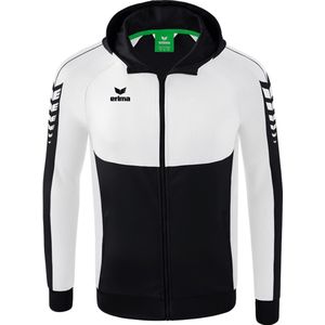ERIMA Six Wings Trainingsjack Met Capuchon Zwart-Wit
