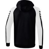 Erima - Six Wings Trainingsjack - Zwart - Katoenmix - Capuchon