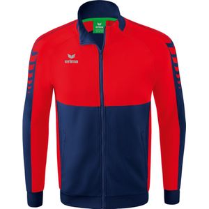 Erima Six Wings Worker Jack Kinderen - New Navy / Rood | Maat: 152