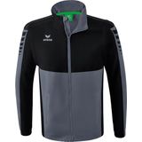 Erima - Six Wings Jack - Bodywarmer - Slate Grey / Zwart - Afneembare Mouwen