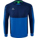 Erima - Six Wings - Sweatshirt - New Royal / Geel - 65% Polyester / 35% Katoen