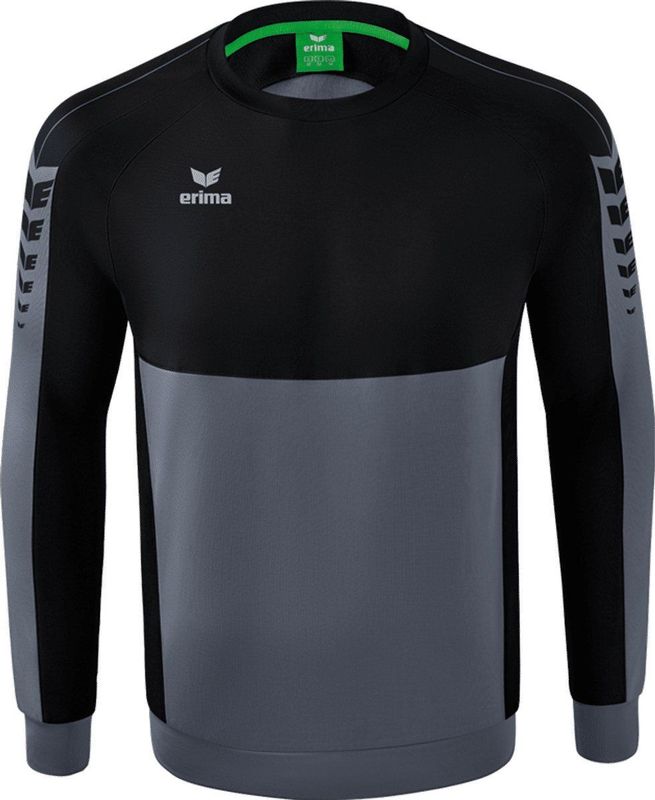 Erima - Six Wings - Sweatshirt - Slate Grey / Zwart
