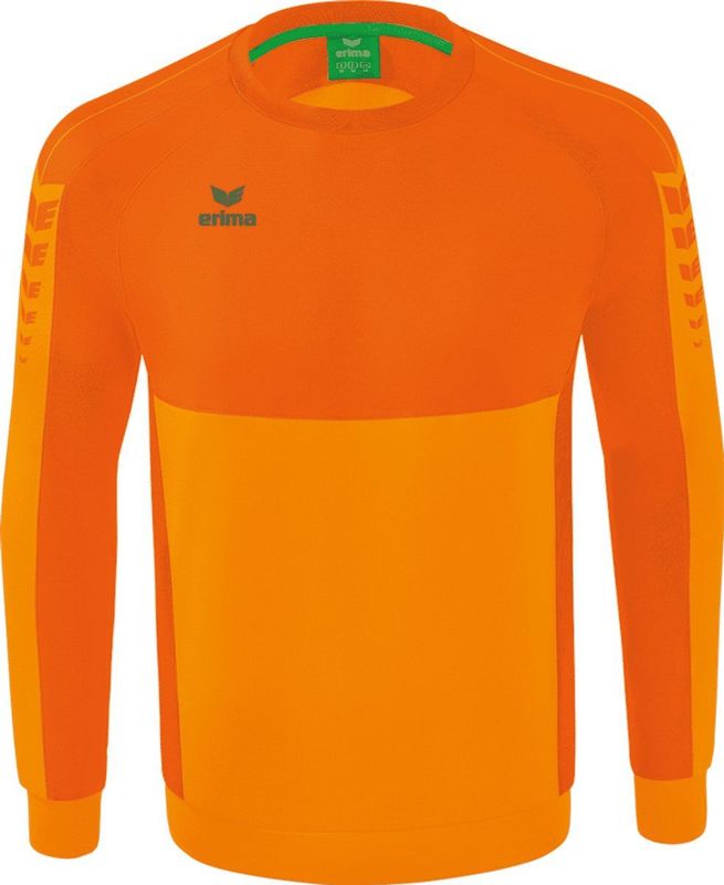 Erima - Six Wings - Sweatshirt - New Orange - 65% Polyester 35% Katoen