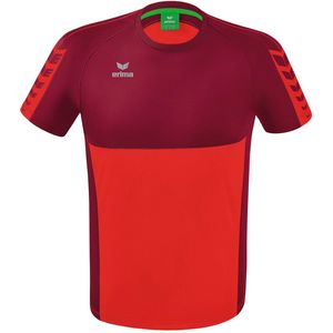 Erima heren Six Wings T- shirt (1082205), rood/bordeaux, XL