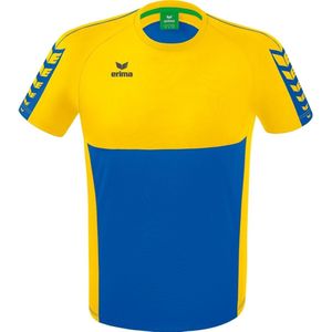 Erima Six Wings Functioneel herenshirt, koningsblauw/geel