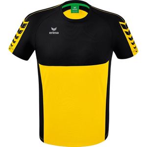 ERIMA Six Wings T-Shirt Kind Geel-Zwart6