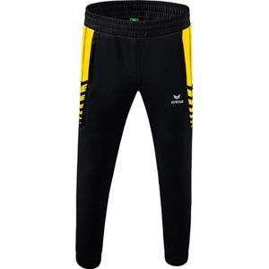 Erima uniseks-kind Six Wings worker broek (1102206), zwart/geel, 116