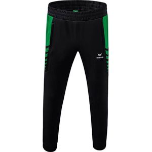 Erima - Six Wings Worker Broek - Dames - Zwart / Rood - Functioneel Materiaal