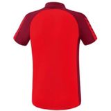ERIMA - Six Wings Polo - Poloshirt - Rood-Bordeaux - Katoen