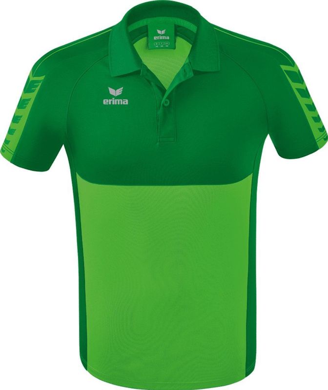 Erima Six Wings Polo Heren - Green Smaragd