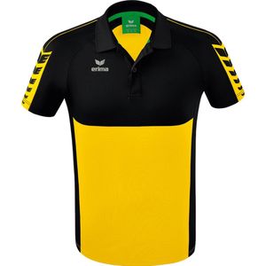 Erima Six Wings Polo Heren - Geel Zwart