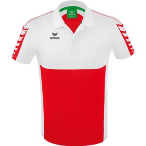Erima heren Six Wings Sport polo (1112211), rood/wit, M