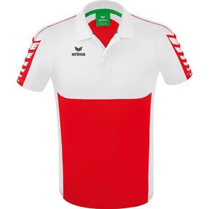 Erima Six Wings Polo Heren - Rood Wit