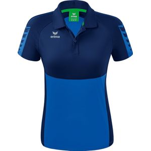 Erima - Six Wings Polo - Dames - New Royal / New Navy - 100% Polyester