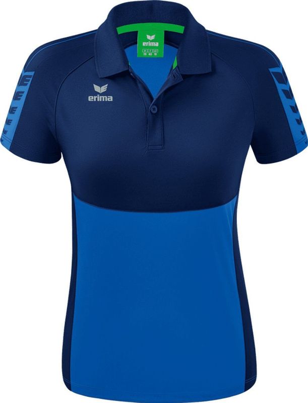 Erima - Six Wings Polo - Dames - New Royal / New Navy - 100% Polyester