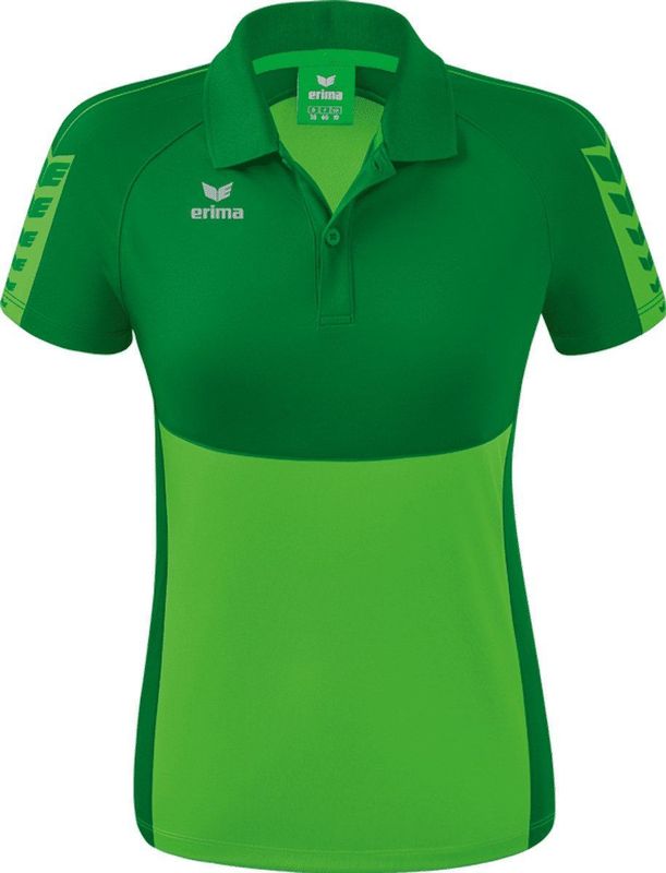 ERIMA Six Wings Polo Dames Green-Smaragd